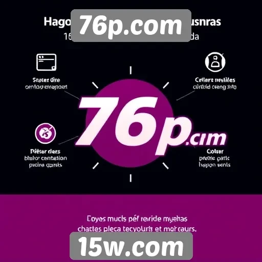 Análise das principais funcionalidades do site 76p.com